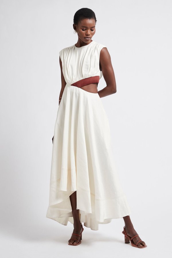 knee length dresses for ladies Reflection Cut Out Dress I Aje I The Hire Collective I Dress Hire Hunter  Valley