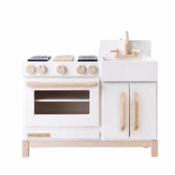 milton & goose essential play kitchen white milton & goose essential play kitchen white