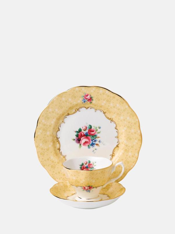 100 Years 1990 Bouquet 3P Place Set 100 Years 1990 Bouquet 3P Place Set