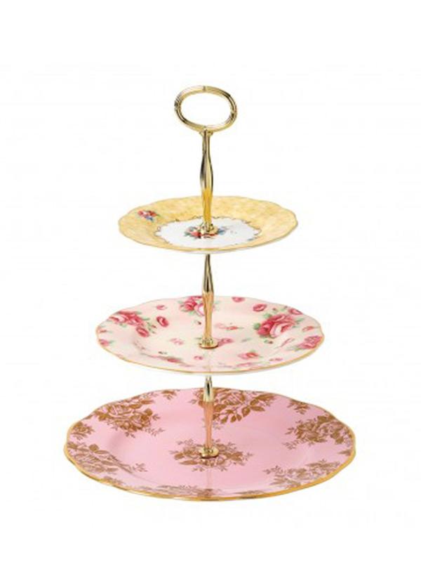 100 Years 3-Tier Cake Stand-Bouquet 100 Years 3-Tier Cake Stand-Bouquet