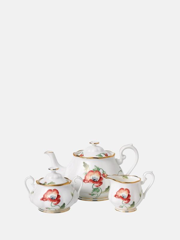 100 Years Poppy 3P Tea SET 100 Years Poppy 3P Tea SET