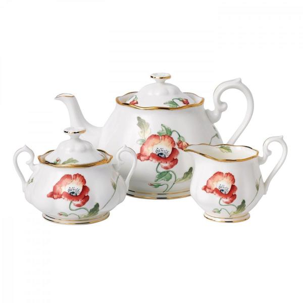 100 Years Poppy 3P Tea SET 100 Years Poppy 3P Tea SET