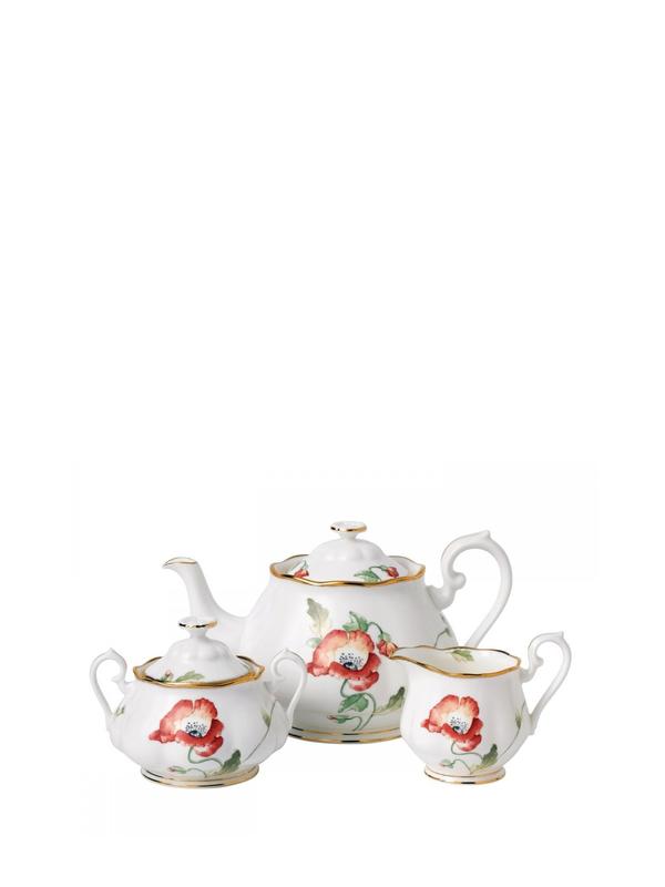 100 Years Poppy 3P Tea SET 100 Years Poppy 3P Tea SET