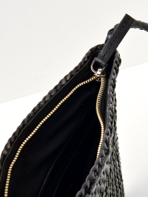 88342SS POCHETTE LIZARD LARGE_BLACK 88342SS POCHETTE LIZARD LARGE_BLACK