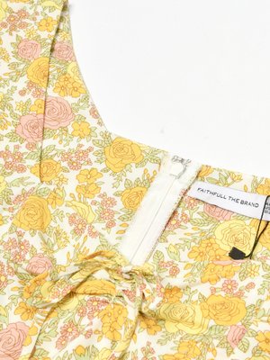 AGATHE MINI DRESS_GREY GARDEN FLORAL PRINT AGATHE MINI DRESS_GREY GARDEN FLORAL PRINT