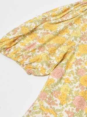 AGATHE MINI DRESS_GREY GARDEN FLORAL PRINT AGATHE MINI DRESS_GREY GARDEN FLORAL PRINT
