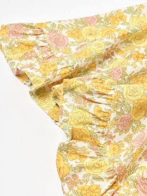 AGATHE MINI DRESS_GREY GARDEN FLORAL PRINT AGATHE MINI DRESS_GREY GARDEN FLORAL PRINT