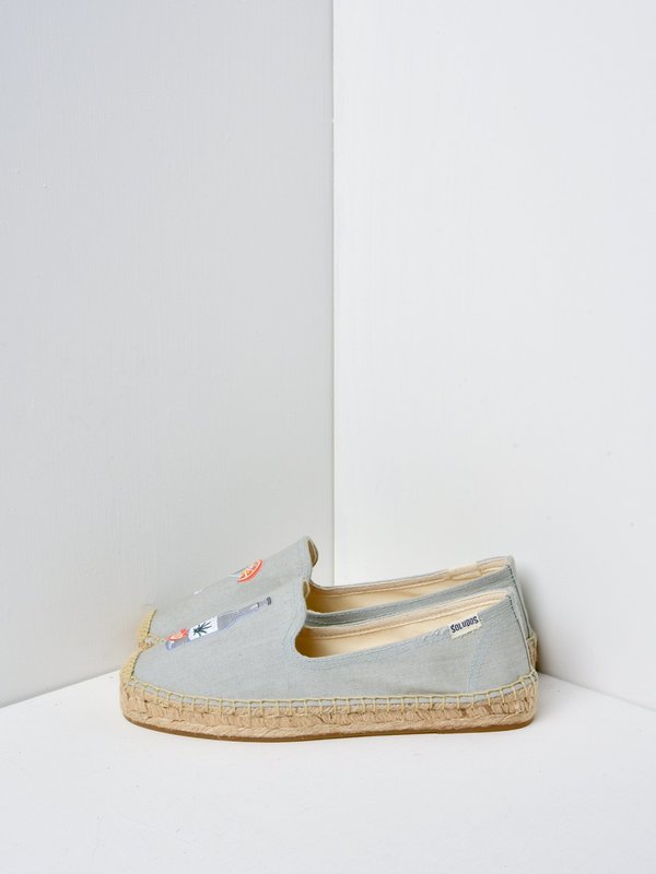 AGAVE SMOKING SLIPPER_CHAMBRAY AGAVE SMOKING SLIPPER_CHAMBRAY