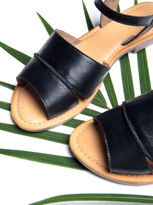 Ankle Strap Sandal_Black Ankle Strap Sandal_Black