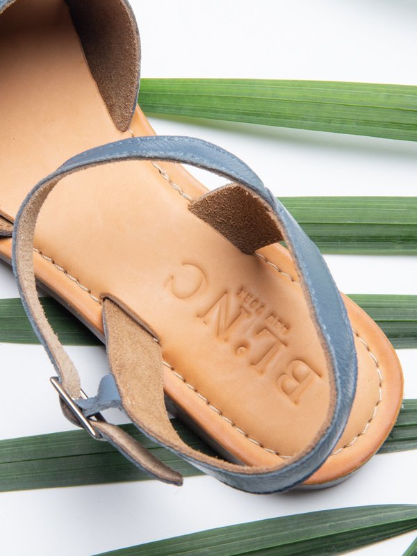 Ankle Strap Sandal_Blue Ankle Strap Sandal_Blue