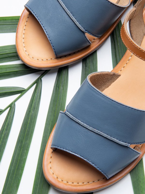 Ankle Strap Sandal_CB_Blue/Tan Ankle Strap Sandal_CB_Blue/Tan