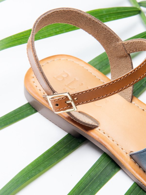 Ankle Strap Sandal_CB_Blue/Tan Ankle Strap Sandal_CB_Blue/Tan
