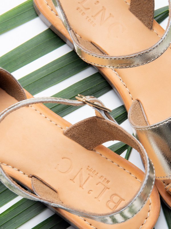 Ankle Strap Sandal_Gold Ankle Strap Sandal_Gold