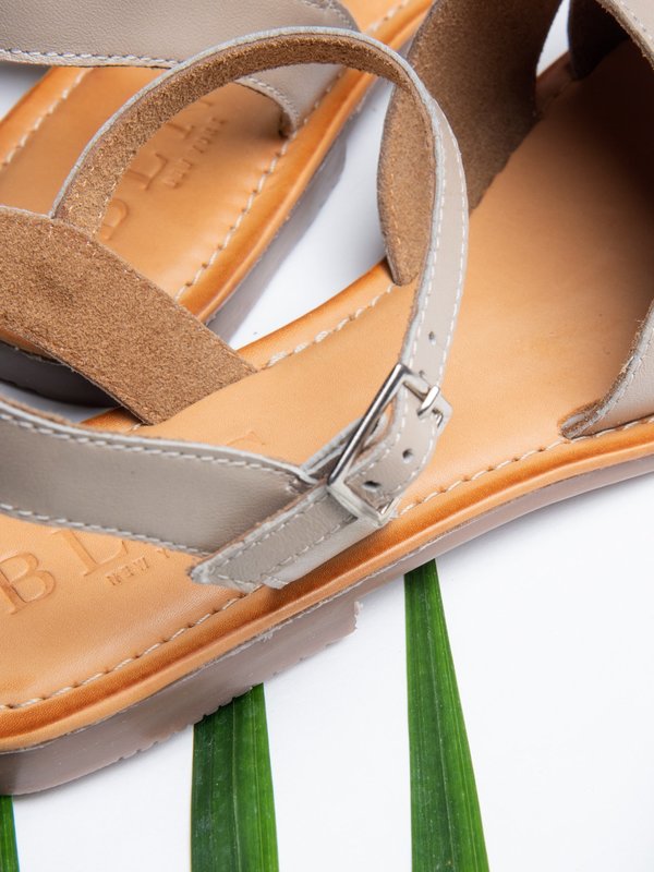 Ankle Strap Sandal_Taupe Ankle Strap Sandal_Taupe
