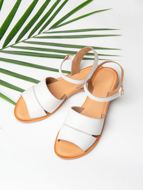 Ankle Strap Sandal_White Ankle Strap Sandal_White