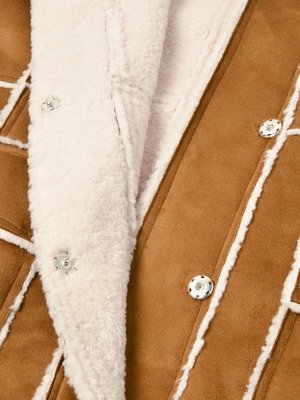ARIA COAT_BROWN/OFF WHITE ARIA COAT_BROWN/OFF WHITE