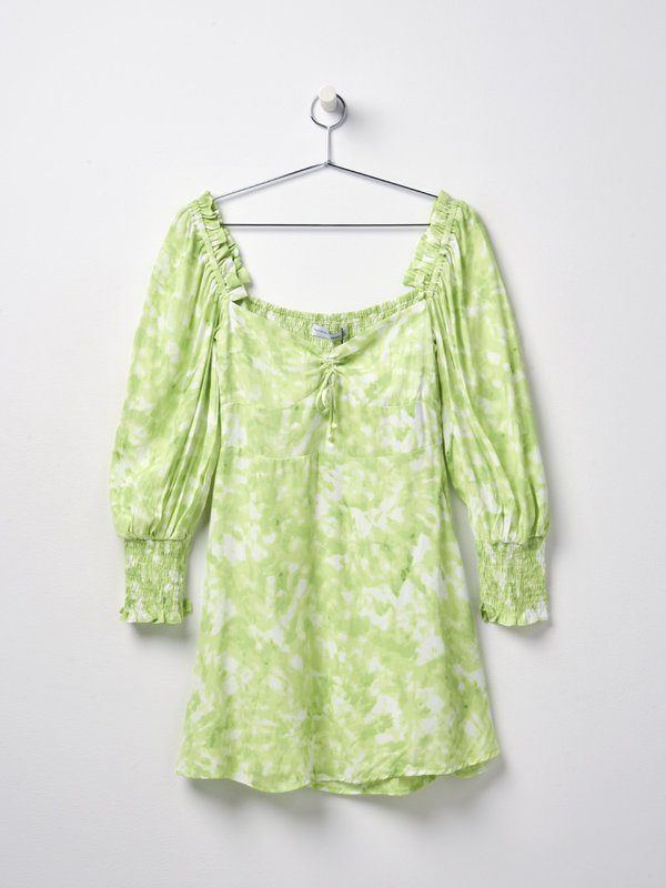 ARIANNE MINI DRESS_LIME ARIANNE MINI DRESS_LIME
