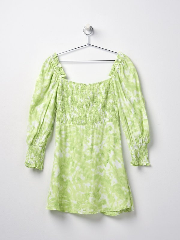ARIANNE MINI DRESS_LIME ARIANNE MINI DRESS_LIME
