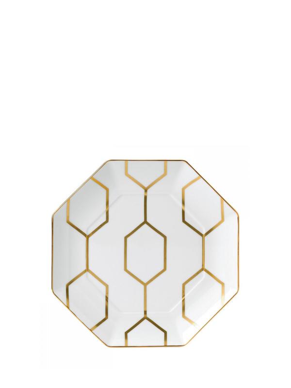 Arris White Accent Plate Octagonal Arris White Accent Plate Octagonal
