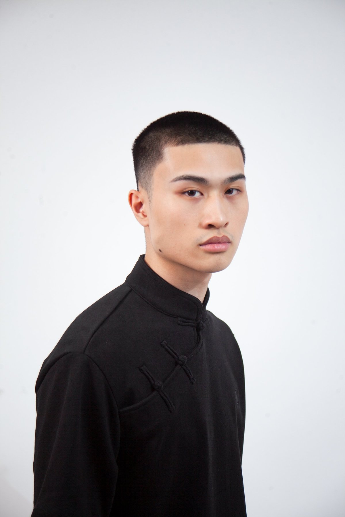 Xander Zhou Side Button T-Shirt - black | Garmentory