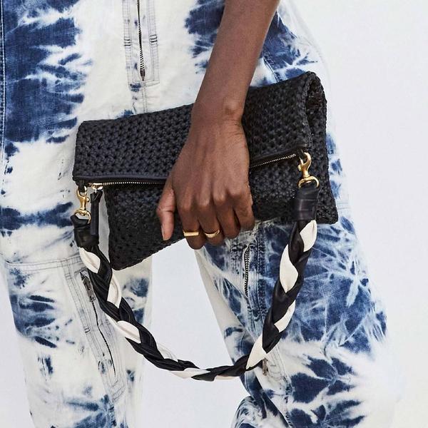 Clare V. Rattan Foldover Clutch Clare V. Rattan Foldover Clutch