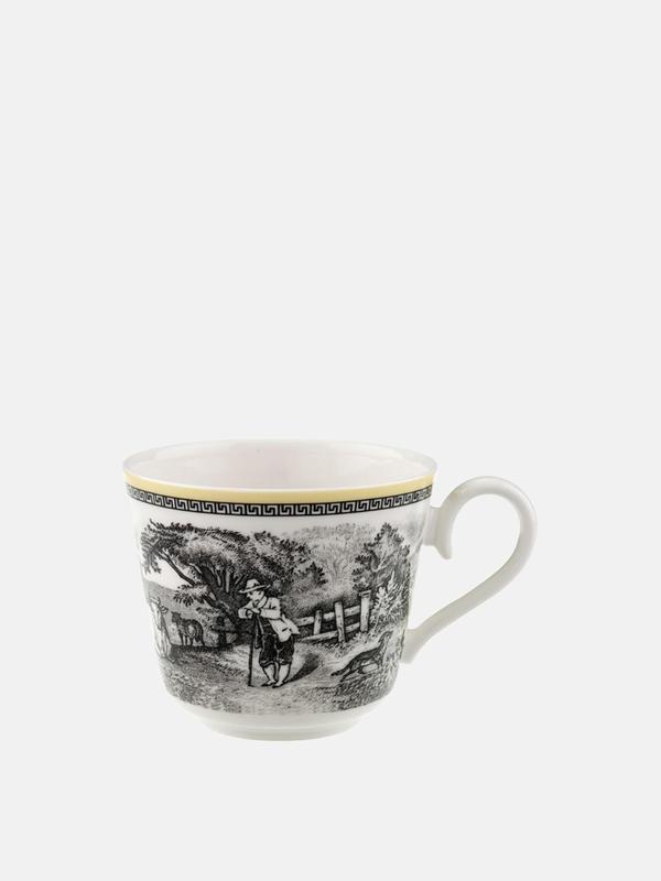 Audun Ferme Breakfast Cup and Saucer 12oz Set Of 2 Audun Ferme Breakfast Cup and Saucer 12oz Set Of 2