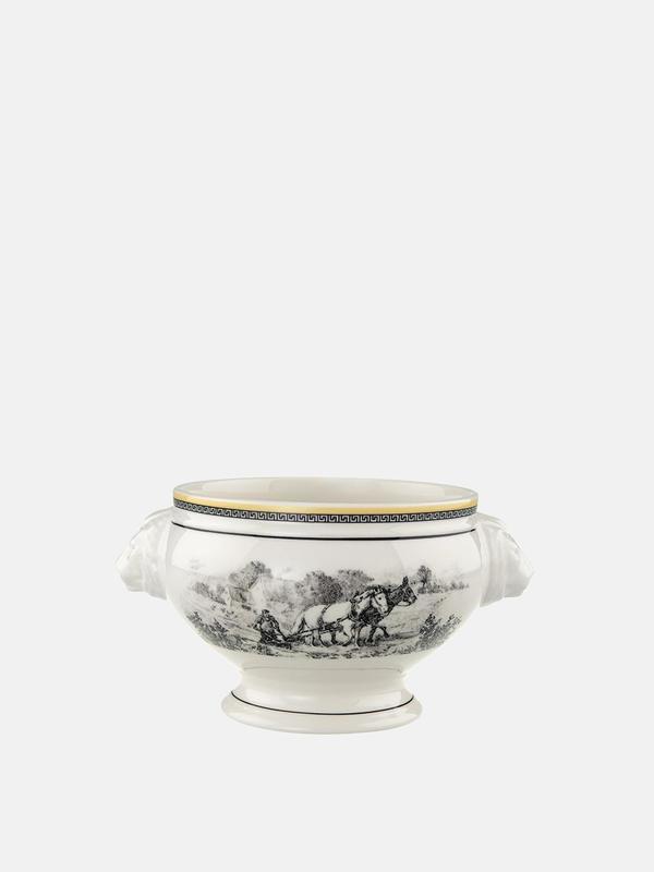 Audun Ferme Lion Head Soup Bowl 20oz Audun Ferme Lion Head Soup Bowl 20oz