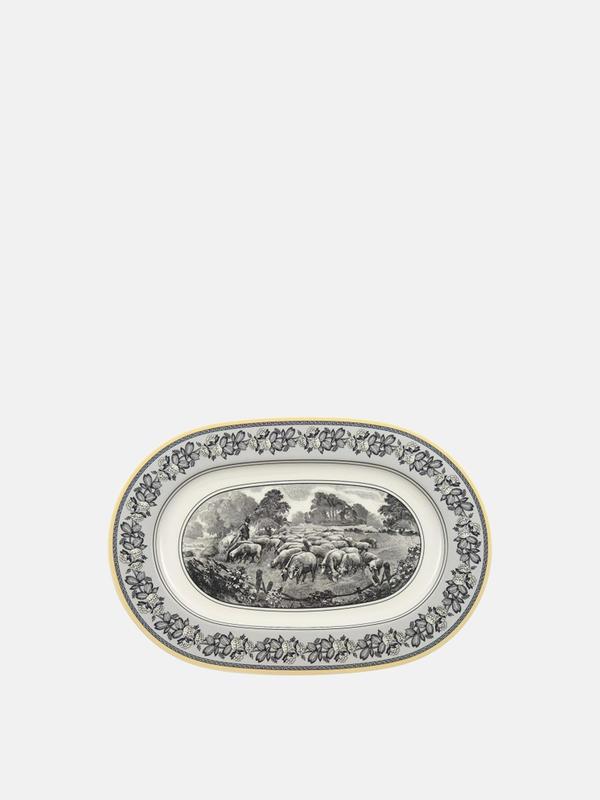 Audun Ferme Oval Plate 13 1/4in Audun Ferme Oval Plate 13 1/4in