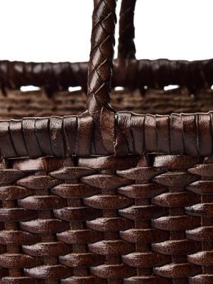 B WEAVE SMALL_DARK BROWN B WEAVE SMALL_DARK BROWN