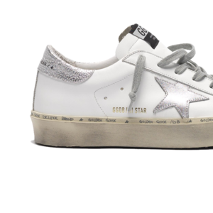 HARE 新品未使用品【GOLDEN 】 SOUL-STAR GOLDEN GOOSE Soul-Star distressed leather-trimmed leopard-print