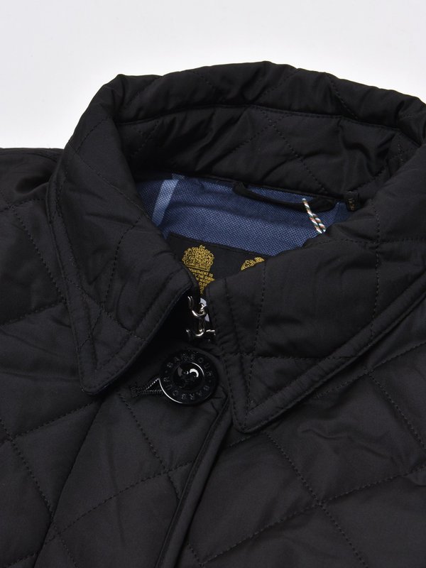 BARBOUR FORTH QUILT_BLACK/BLUE BARBOUR FORTH QUILT_BLACK/BLUE