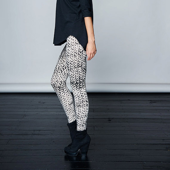 Komana Feather Leggings Komana Feather Leggings