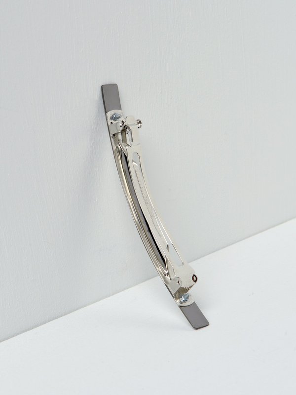 Barrette 021 XL argent noir / black silver Barrette 021 XL argent noir / black silver