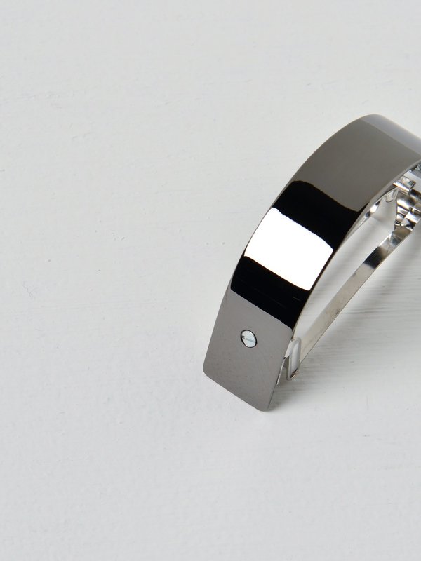 Barrette 046 argent noir / black silver Barrette 046 argent noir / black silver