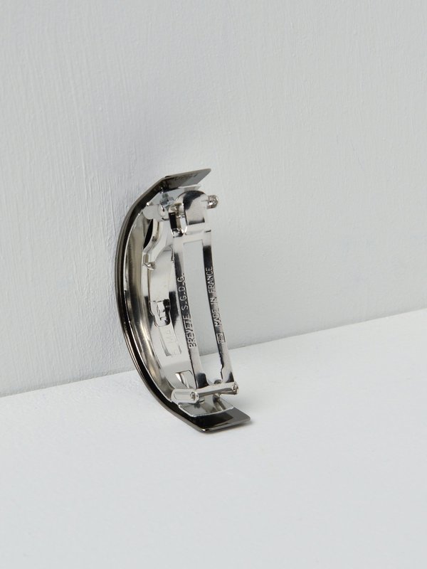 Barrette 046 argent noir / black silver Barrette 046 argent noir / black silver