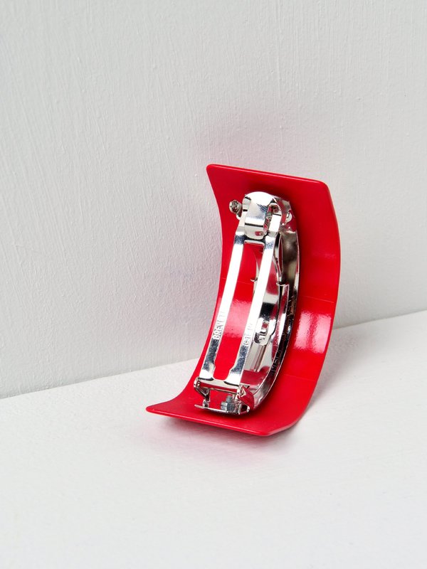 Barrette 047 rouge fuschia / fuschia red Barrette 047 rouge fuschia / fuschia red
