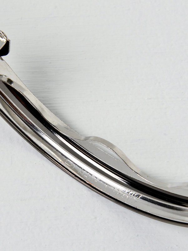 Barrette 054 argent noir / black silver Barrette 054 argent noir / black silver