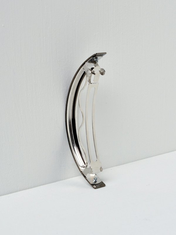Barrette 054 argent noir / black silver Barrette 054 argent noir / black silver
