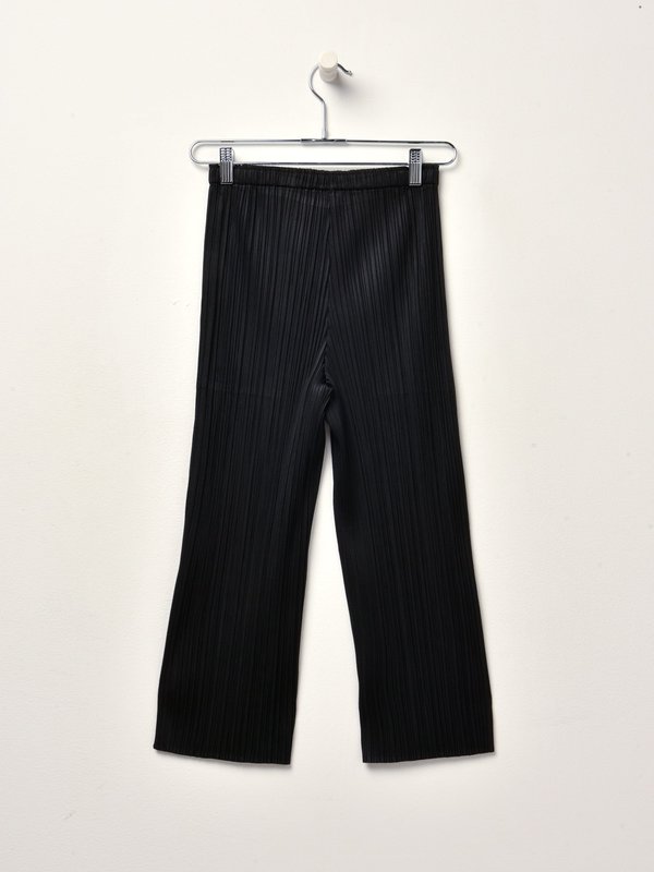 BASIC CROPPED PANTS_15 BLACK BASIC CROPPED PANTS_15 BLACK