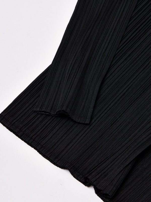 BASICS_PLEATS SHIRT_15 BLACK BASICS_PLEATS SHIRT_15 BLACK