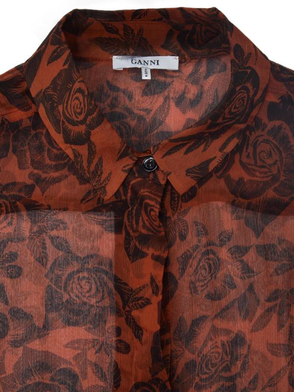 Beaumont Chiffon_Blouse_Brandy Brown Beaumont Chiffon_Blouse_Brandy Brown
