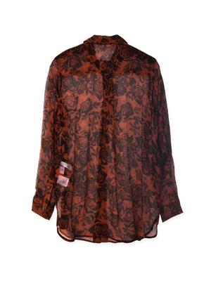 Beaumont Chiffon_Blouse_Brandy Brown Beaumont Chiffon_Blouse_Brandy Brown