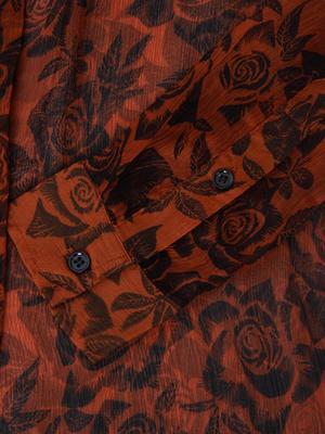 Beaumont Chiffon_Blouse_Brandy Brown Beaumont Chiffon_Blouse_Brandy Brown