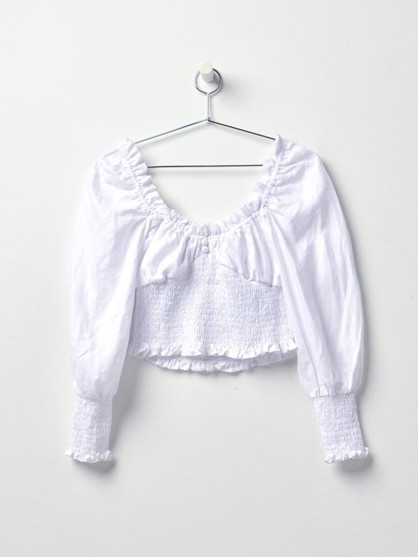 BEL ROSE TOP_WHITE BEL ROSE TOP_WHITE