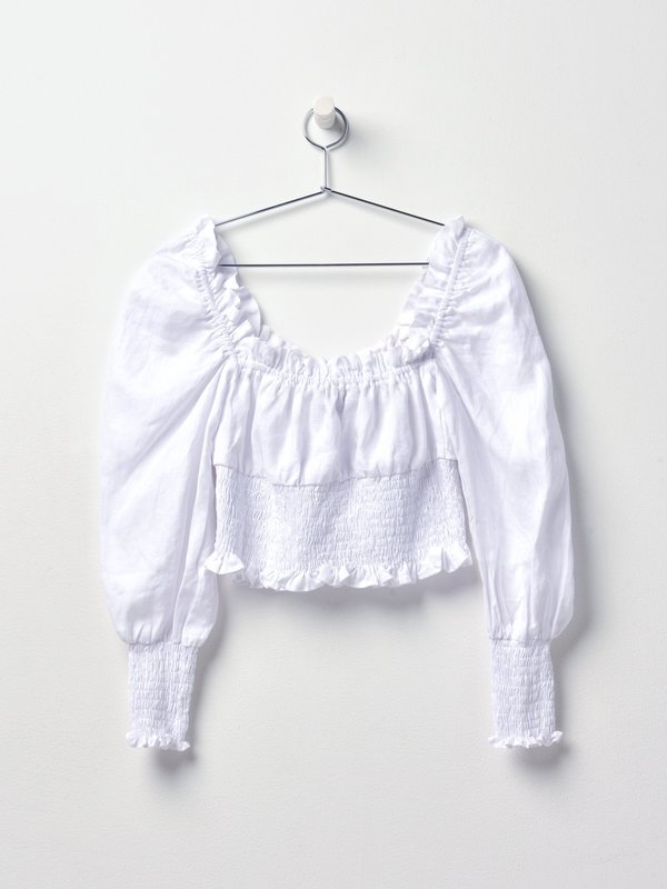 BEL ROSE TOP_WHITE BEL ROSE TOP_WHITE