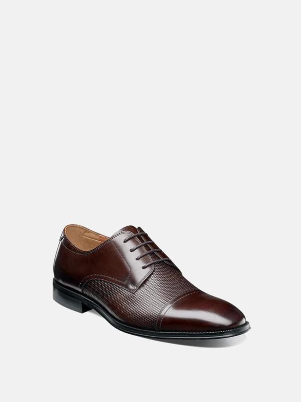 Florsheim BELFAST CAP TOE OXFORD - BROWN Florsheim BELFAST CAP TOE OXFORD - BROWN