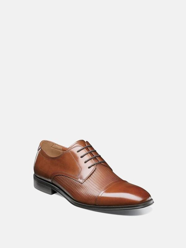 Florsheim BELFAST CAP TOE OXFORD - COGNAC Florsheim BELFAST CAP TOE OXFORD - COGNAC