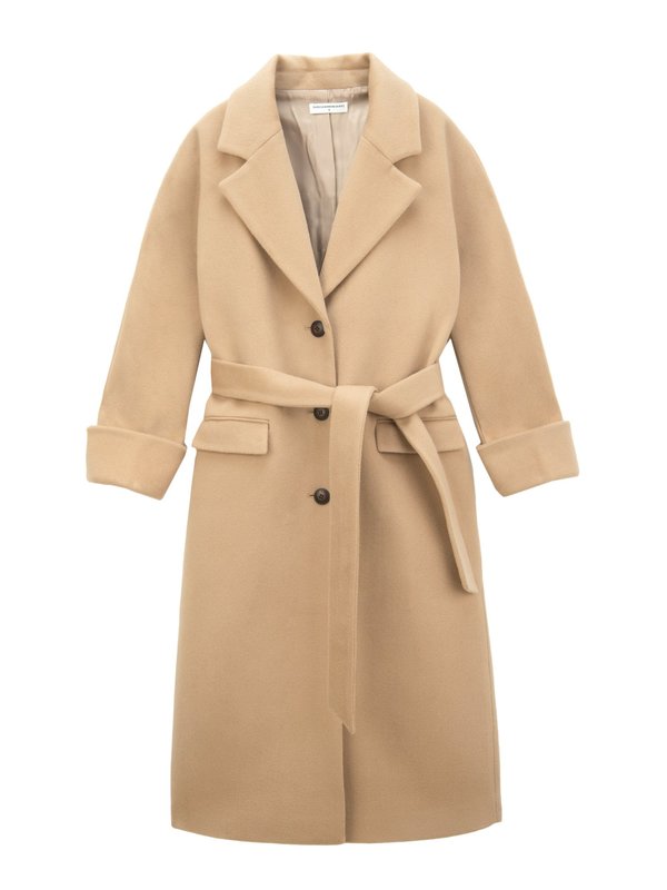 Belted Coat_Camel Belted Coat_Camel