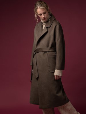 Belted Coat_Cocoa Brown Belted Coat_Cocoa Brown