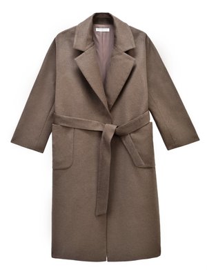 Belted Coat_Cocoa Brown Belted Coat_Cocoa Brown